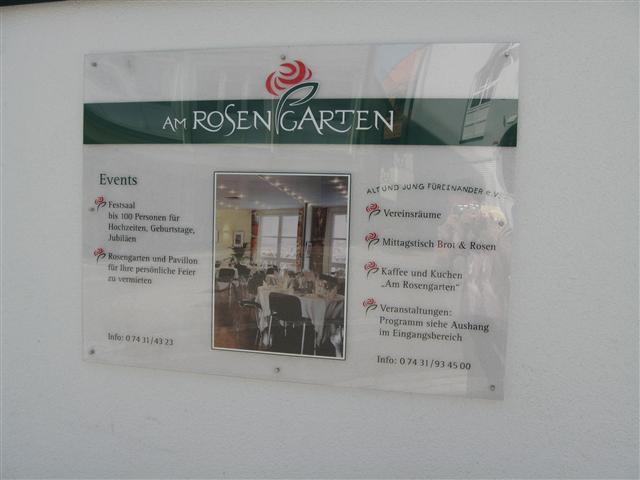 Infotafel Am Rosengarten